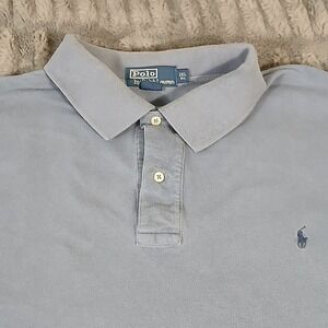 Polo by Ralph Lauren Men's 2XL Big Blue Short Sleeve Polo Shirt Classic Fit